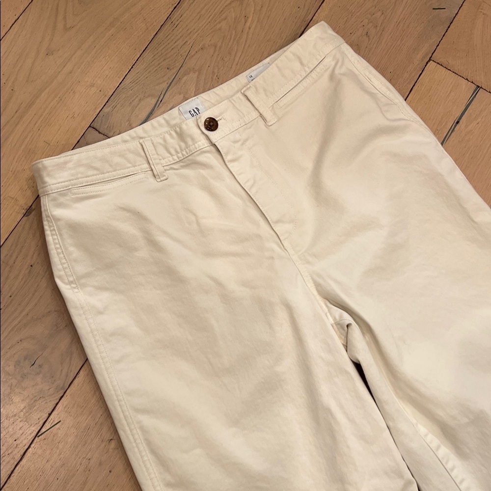 Gap high rise wide leg cropped jeans, 12 - Picture 2 of 6
